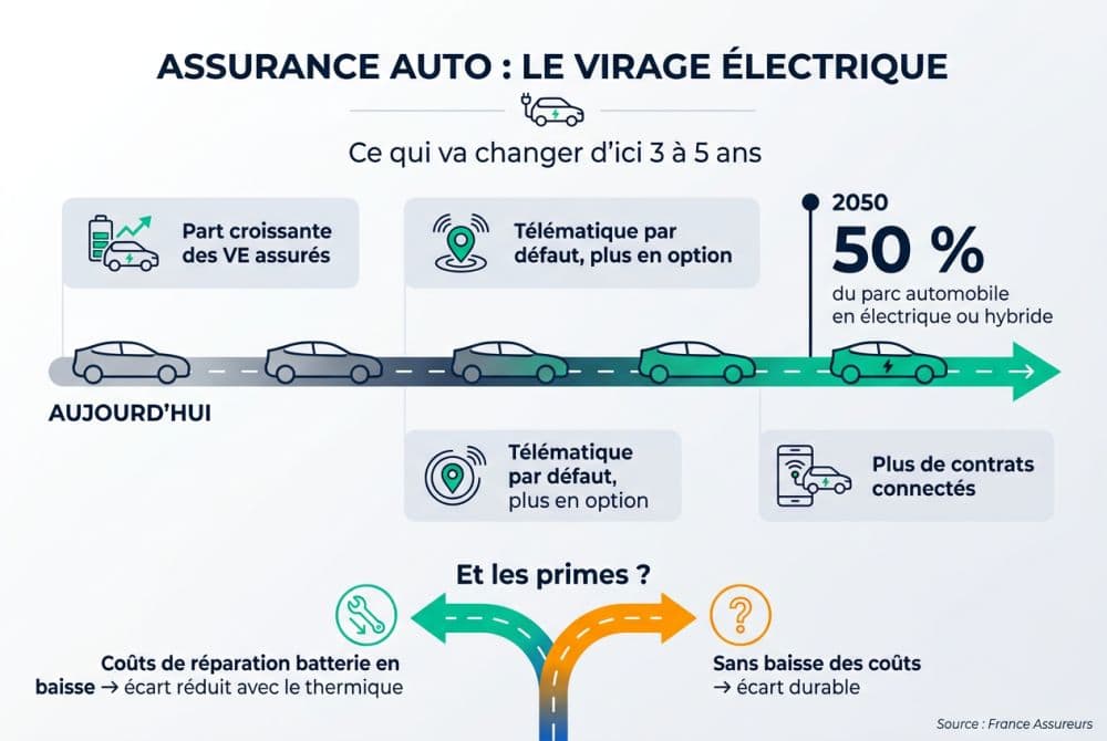 Projection à 3-5 ans : quelle évolution du marché de l'assurance automobile