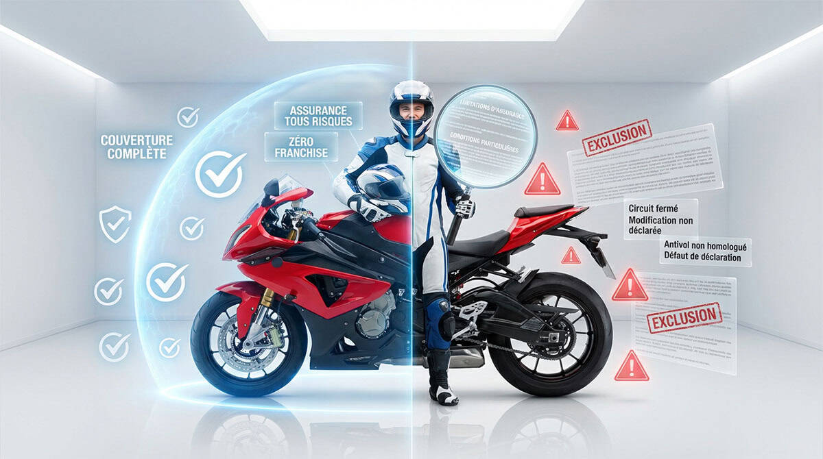 Assurance moto : comprendre les exclusions pour éviter les mauvaises surprises