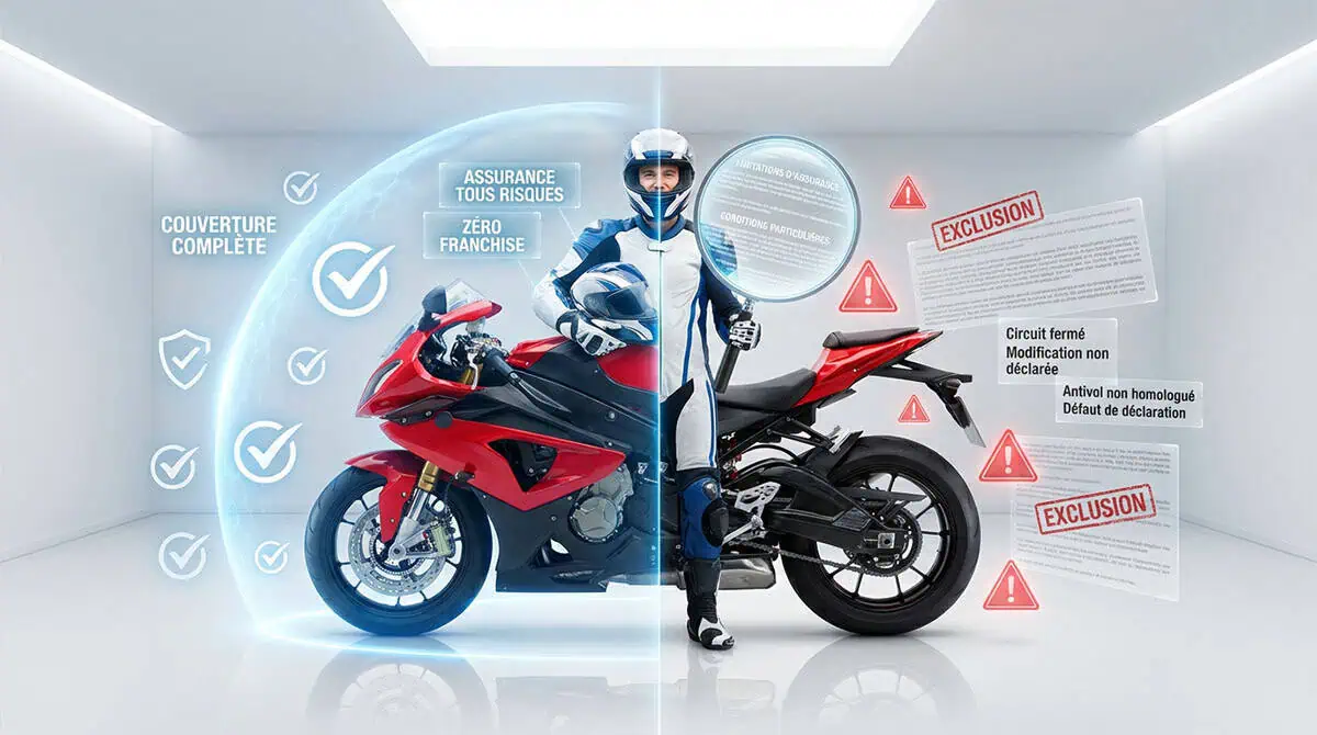Assurance moto : comprendre les exclusions pour éviter les mauvaises surprises
