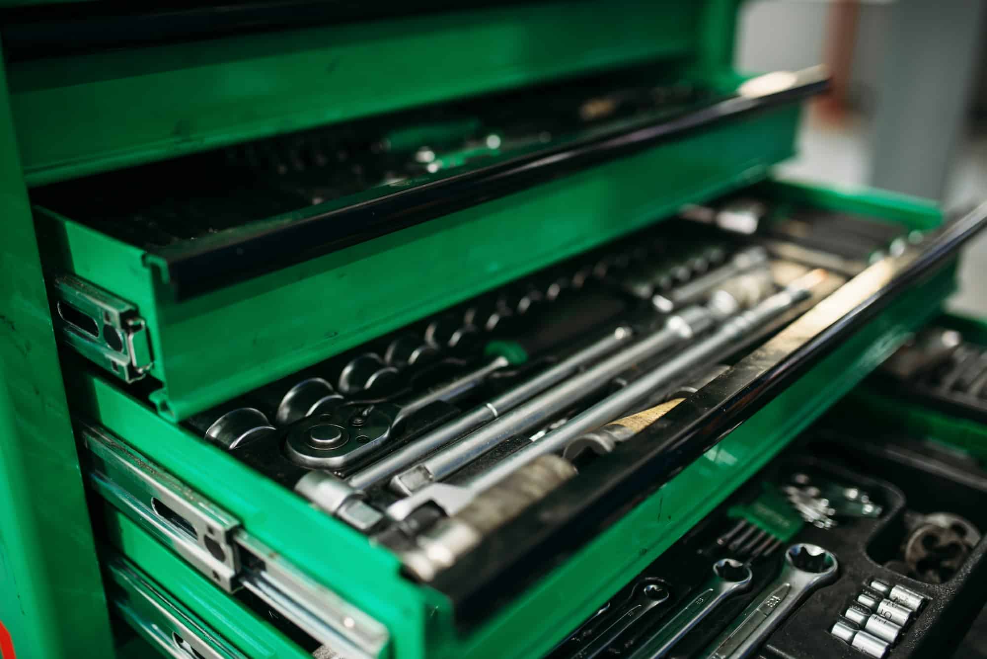 Car service tool box, professional instrument