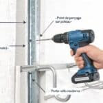 Comment installer un râtelier mural sur du plâtre ?