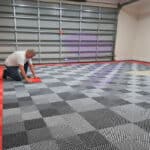 Dalles de garage clipsables