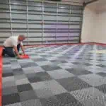 Dalles de garage clipsables