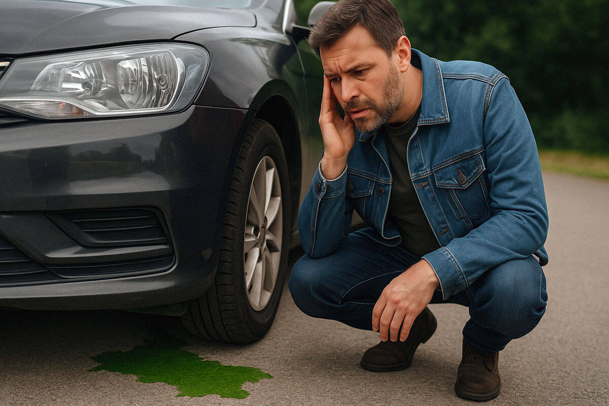 Fuite du liquide de refroidissement