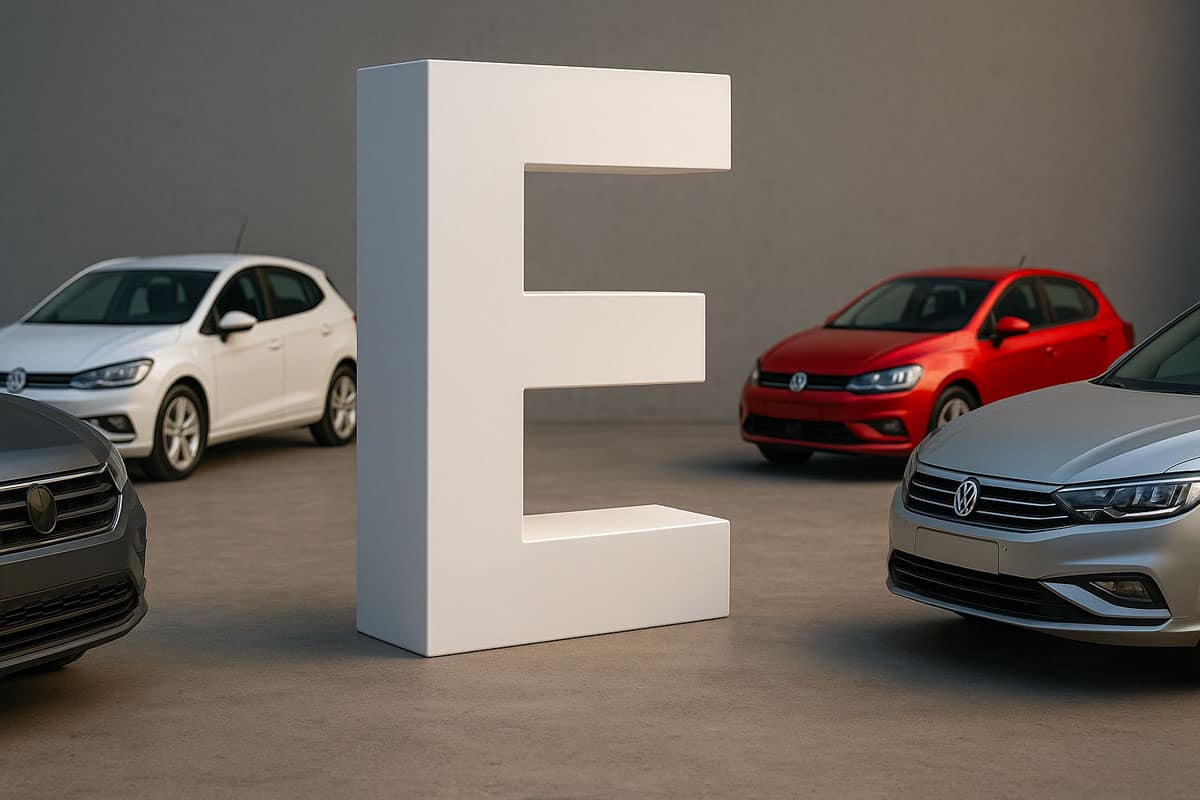 Marque de voiture en E