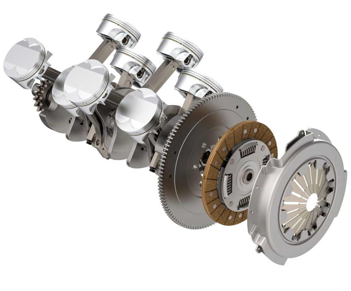 car engine and clutch system