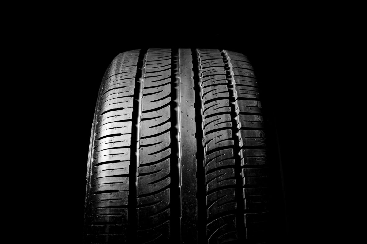Pneus de voiture en gros plan