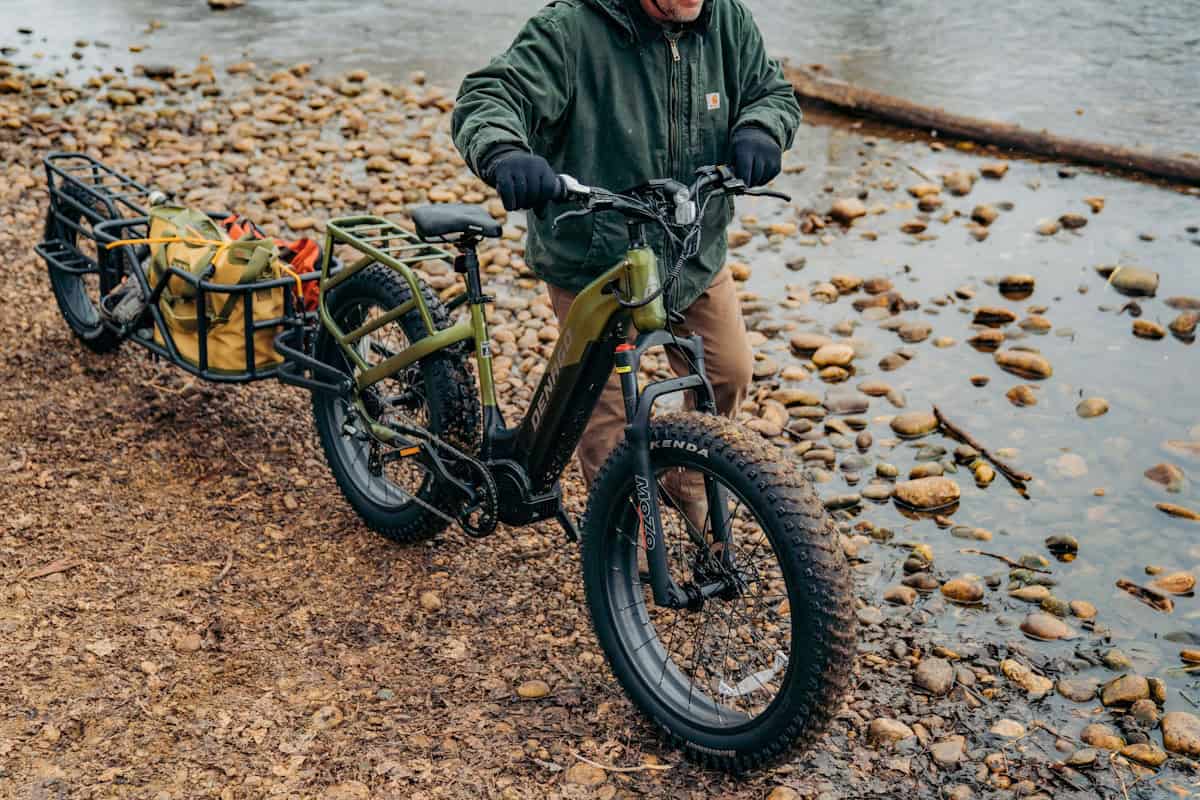 Remorque mono roue pour vélo