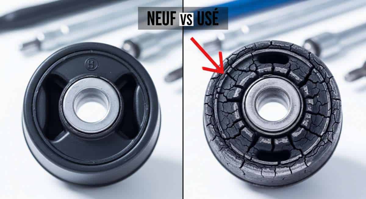 Silent bloc usé : symptômes, diagnostic et solutions