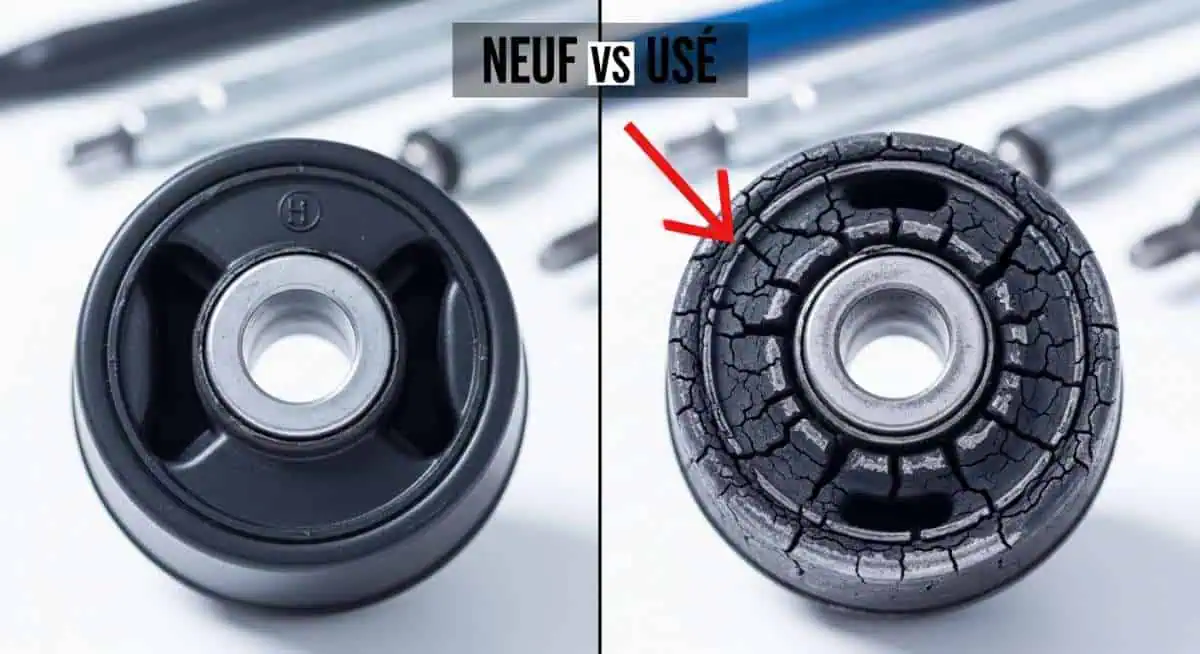 Silent bloc usé : symptômes, diagnostic et solutions