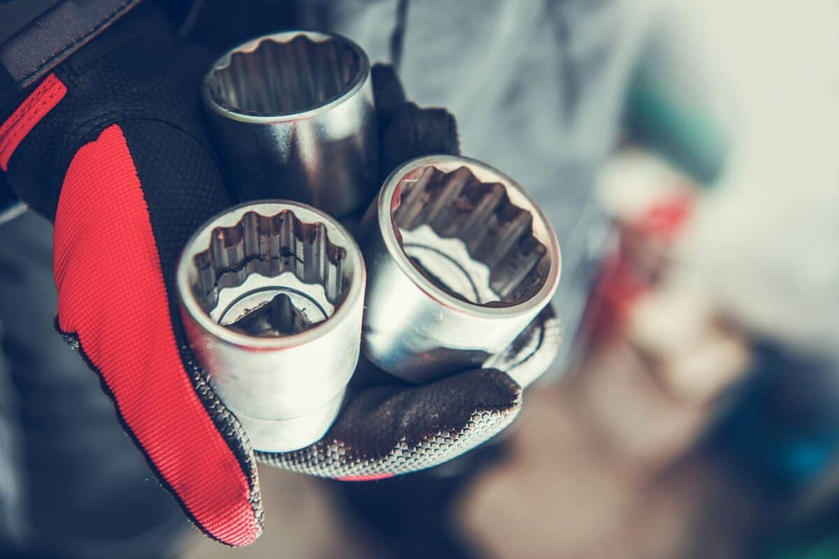 Wrench Heads in a Hand